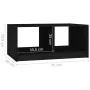 Mesa de centro de madera maciza de pino negra 75x50x33,5 cm de vidaXL, Mesas de centro - Ref: Foro24-809910, Precio: 49,67 €,...