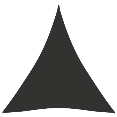 Toldo de vela triangular tela Oxford gris antracita 5x6x6 m de , Sombrillas - Ref: Foro24-135126, Precio: 49,91 €, Descuento: %