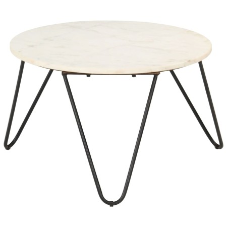 Mesa de centro piedra real textura de mármol blanco 65x65x42 cm | Foro24.es | Tu tienda online para hogar, jardín y más Foro24.es