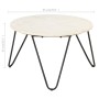 Mesa de centro piedra real textura de mármol blanco 65x65x42 cm | Foro24.es | Tu tienda online para hogar, jardín y más Foro24.es