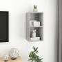 Mueble de pared de TV madera contrachapada hormigón 37x37x72 cm de , Muebles TV - Ref: Foro24-805475, Precio: 40,26 €, Descue...