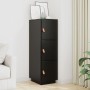 Aparador alto de madera maciza de pino negro 34x40x108,5 cm | Foro24.es | Tu tienda online para hogar, jardín y más Foro24.es