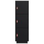 Aparador alto de madera maciza de pino negro 34x40x108,5 cm | Foro24.es | Tu tienda online para hogar, jardín y más Foro24.es