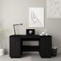 Escritorio madera maciza de pino negro 140x50x75 cm de , Escritorios - Ref: Foro24-814328, Precio: 206,55 €, Descuento: %