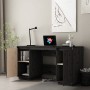 Escritorio madera maciza de pino negro 140x50x75 cm de , Escritorios - Ref: Foro24-814328, Precio: 206,55 €, Descuento: %