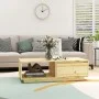 Mesa de centro de madera maciza de abeto 110x50x33,5 cm de vidaXL, Mesas de centro - Ref: Foro24-809881, Precio: 53,82 €, Des...