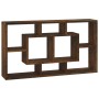 Estantería de pared con 8 compartimentos roble ahumado de , Estantes y estanterías - Ref: Foro24-342592, Precio: 52,53 €, Des...