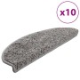 Alfombrillas de escalera 10 unidades gris 65x25 cm de , Alfombrillas para escalones - Ref: Foro24-149799, Precio: 59,62 €, De...