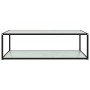 Mesa de centro vidrio templado blanco 120x60x35 cm de , Mesas de centro - Ref: Foro24-322904, Precio: 77,13 €, Descuento: %