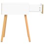 Mesitas de noche 2 uds madera ingeniería blanco y roble Sonoma de , Mesitas de noche - Ref: Foro24-326806, Precio: 103,19 €, ...