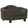 Sofá para perros felpa gris oscuro 67x47x36 cm | Foro24.es | Tu tienda online para hogar, jardín y más Foro24.es