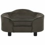 Sofá para perros felpa gris oscuro 67x47x36 cm | Foro24.es | Tu tienda online para hogar, jardín y más Foro24.es