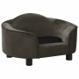 Sofá para perros felpa gris oscuro 67x47x36 cm | Foro24.es | Tu tienda online para hogar, jardín y más Foro24.es