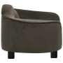 Sofá para perros felpa gris oscuro 67x47x36 cm | Foro24.es | Tu tienda online para hogar, jardín y más Foro24.es