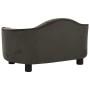 Sofá para perros felpa gris oscuro 67x47x36 cm | Foro24.es | Tu tienda online para hogar, jardín y más Foro24.es