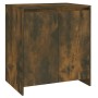 Aparador madera contrachapada color roble ahumado 70x41x75 cm de , Aparadores - Ref: Foro24-813002, Precio: 84,69 €, Descuent...