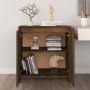Aparador madera contrachapada color roble ahumado 70x41x75 cm de , Aparadores - Ref: Foro24-813002, Precio: 84,69 €, Descuent...