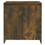 Aparador madera contrachapada color roble ahumado 70x41x75 cm de , Aparadores - Ref: Foro24-813002, Precio: 84,69 €, Descuent...