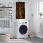 Armario de pared roble ahumado 34,5x34x90 cm de , Aparadores - Ref: Foro24-828873, Precio: 54,40 €, Descuento: -5%%