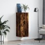 Armario de pared roble ahumado 34,5x34x90 cm de , Aparadores - Ref: Foro24-828873, Precio: 54,40 €, Descuento: -5%%