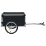 Remolque para bicicletas negro y gris 65 kg de , Remolques para bicicletas - Ref: Foro24-92590, Precio: 157,57 €, Descuento: %