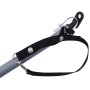 Remolque para bicicletas negro y gris 65 kg de , Remolques para bicicletas - Ref: Foro24-92590, Precio: 157,57 €, Descuento: %