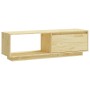 Mueble de TV de madera maciza de pino 110x30x33,5 cm de vidaXL, Muebles TV - Ref: Foro24-809888, Precio: 53,29 €, Descuento: %