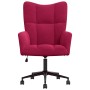 Sillón de relax de terciopelo rojo vino tinto en Sillones | Comprar online en Foru.es