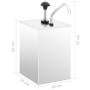 Dispensador de salsa de acero inoxidable 3,5 L de , Dispensadores de condimentos - Ref: Foro24-51232, Precio: 103,36 €, Descu...