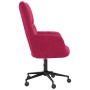 Sillón de relax de terciopelo rojo vino tinto en Sillones | Comprar online en Foru.es