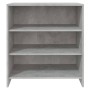 Aparador de madera contrachapada gris hormigón 70x40,5x75 cm de , Aparadores - Ref: Foro24-809759, Precio: 64,37 €, Descuento...