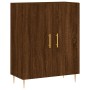 Aparador de madera de ingeniería marrón roble 69,5x34x90 cm de , Aparadores - Ref: Foro24-827715, Precio: 87,19 €, Descuento: %