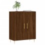 Aparador de madera de ingeniería marrón roble 69,5x34x90 cm de , Aparadores - Ref: Foro24-827715, Precio: 87,19 €, Descuento: %