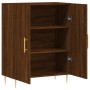 Aparador de madera de ingeniería marrón roble 69,5x34x90 cm de , Aparadores - Ref: Foro24-827715, Precio: 87,19 €, Descuento: %