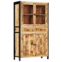 Aparador de madera maciza de mango 100x40x175 cm de , Aparadores - Ref: Foro24-247446, Precio: 771,07 €, Descuento: %