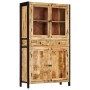 Aparador de madera maciza de mango 100x40x175 cm de , Aparadores - Ref: Foro24-247446, Precio: 771,07 €, Descuento: %