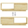 Mueble de TV de madera maciza de pino 110x30x33,5 cm de vidaXL, Muebles TV - Ref: Foro24-809888, Precio: 53,29 €, Descuento: %