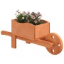 Jardineras forma de carretilla 2 uds madera abeto 47x15x19 cm de , Carretillas - Ref: Foro24-364228, Precio: 28,48 €, Descuen...
