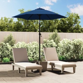 Sombrilla de aluminio azul 200x224 cm de , Sombrillas - Ref: Foro24-47211, Precio: 46,25 €, Descuento: %