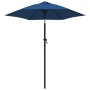Sombrilla de aluminio azul 200x224 cm de , Sombrillas - Ref: Foro24-47211, Precio: 46,25 €, Descuento: %