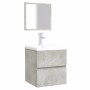Armario de baño con espejo madera de ingeniería gris hormigón de , Muebles de baño - Ref: Foro24-804867, Precio: 67,86 €, Des...