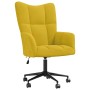 Sillón de relax de terciopelo amarillo mostaza en Sillones | Comprar online en Foru.es