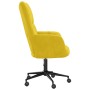 Sillón de relax de terciopelo amarillo mostaza en Sillones | Comprar online en Foru.es