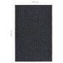 Alfombra de pasillo atrapa suciedad 100x150 cm gris antracita de , Alfombras - Ref: Foro24-327166, Precio: 38,91 €, Descuento: %