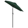 Sombrilla de aluminio verde 200x224 cm de , Sombrillas - Ref: Foro24-47205, Precio: 46,25 €, Descuento: %