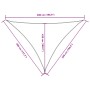 Toldo de vela triangular tela Oxford terracota 4x5x5 m de , Sombrillas - Ref: Foro24-135399, Precio: 41,71 €, Descuento: -5%%