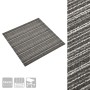Baldosa de suelo de moqueta 20 uds 5m² 50x50cm antracita rayada de , Suelos y moquetas - Ref: Foro24-147308, Precio: 110,92 €...