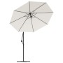 Tela de repuesto para sombrilla voladiza blanco arena 350 cm de , Telas para sombrillas y toldos - Ref: Foro24-313813, Precio...
