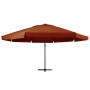Sombrilla de jardín con palo de aluminio terracota 600 cm de , Sombrillas - Ref: Foro24-47375, Precio: 265,06 €, Descuento: %