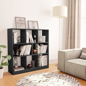 Estantería librería madera contrachapada gris 97,5x29,5x100cm de , Librerías y estanterías - Ref: Foro24-800173, Precio: 76,0...